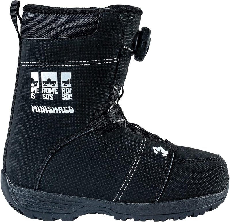 Rome Snowboards ROME MINISHRED BLACK BOOT 2025 - Image 1